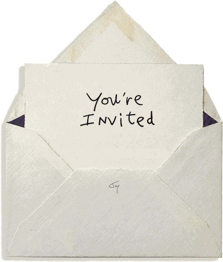 You're invited